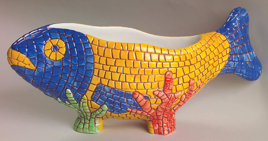 Nettuno Open Sauce Boat by Vietri (Italy)-1