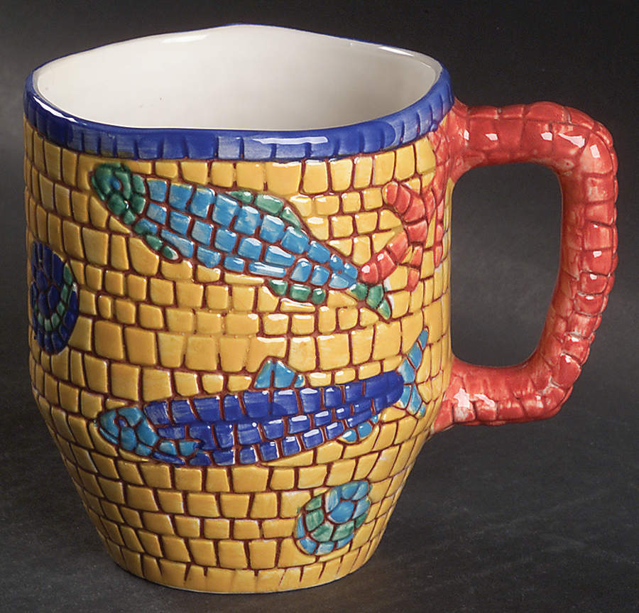 Nettuno Mug by Vietri (Italy)-1