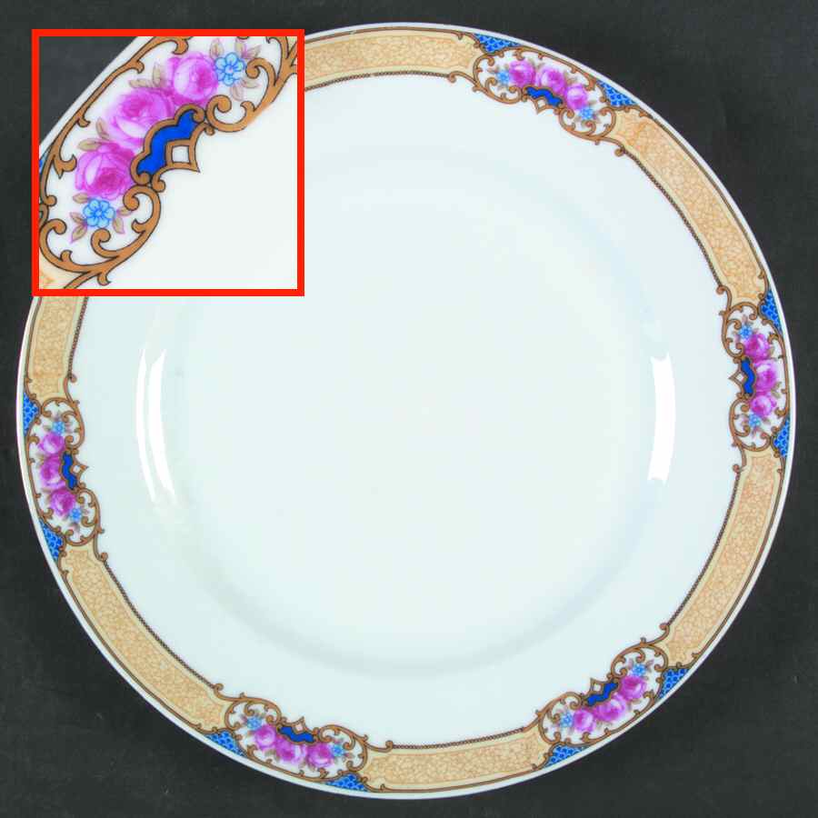 VIT233 Dinner Plate by Victoria (Czech)-1