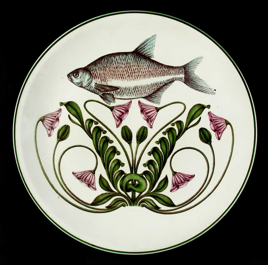 Atlantic (Fish, Flowers, Cream) Dinner Plate by Villeroy & Boch-1
