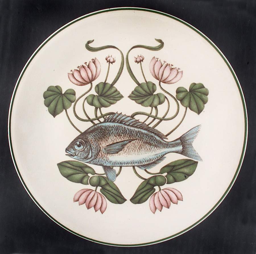 Atlantic (Fish, Flowers, Cream) Dinner Plate by Villeroy & Boch-1