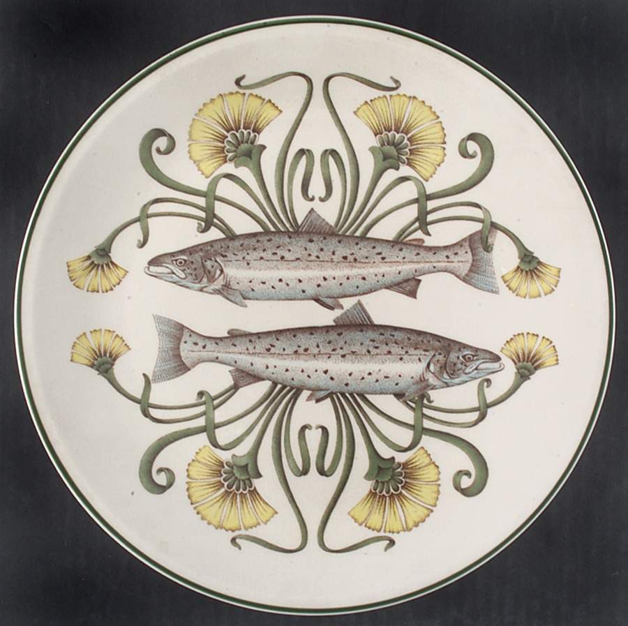 Atlantic (Fish, Flowers, Cream) Dinner Plate by Villeroy & Boch-1