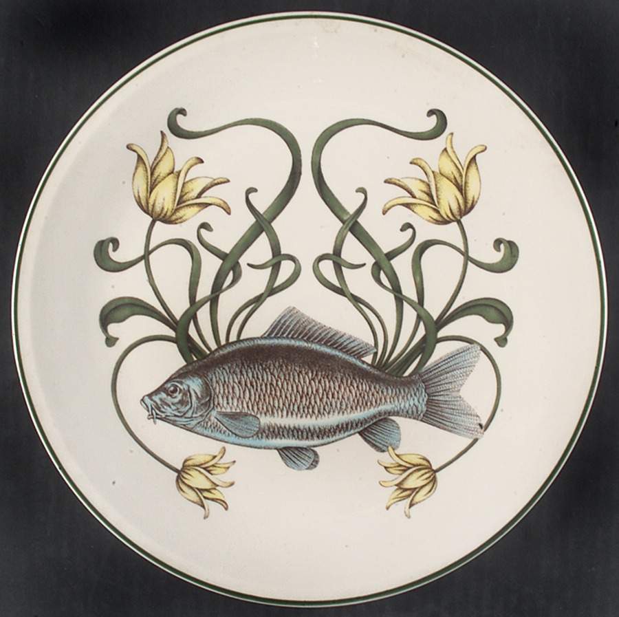 Atlantic (Fish, Flowers, Cream) Dinner Plate by Villeroy & Boch-1