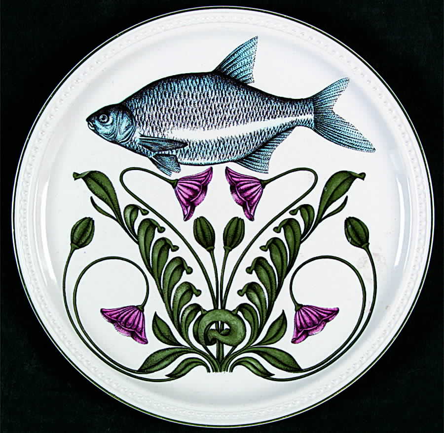 Atlantic (Fish, Flowers, White) Luncheon Plate by Villeroy & Boch-1