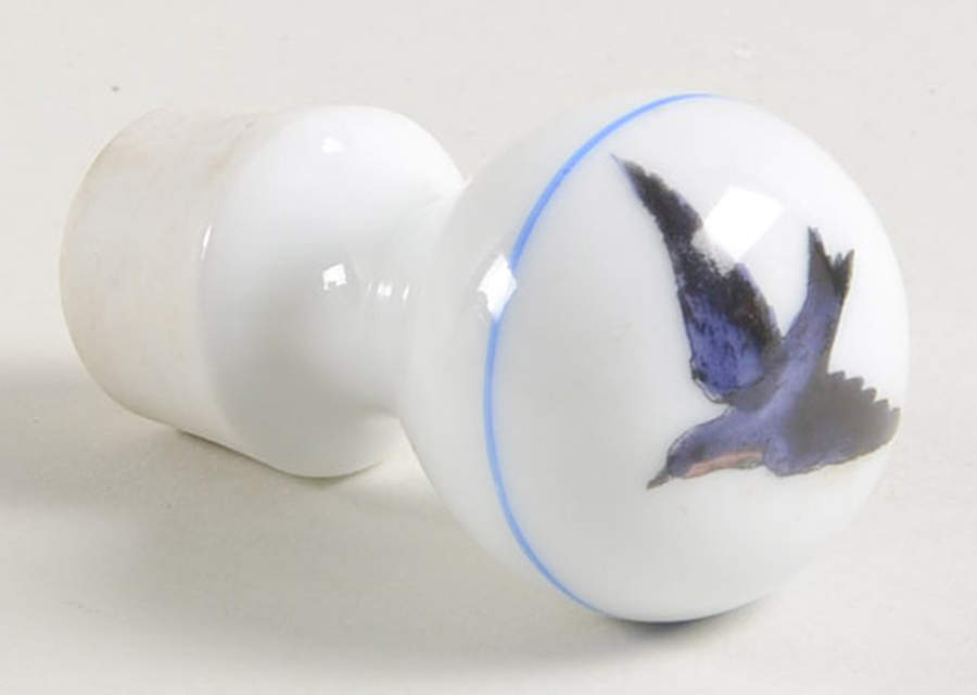 Blue Bird Stopper for Perfume Bottle by Victoria (Austria)-1