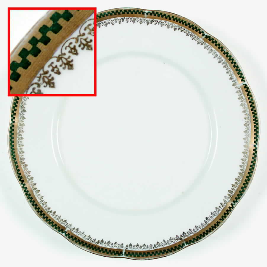 VTO77 Luncheon Plate by Victoria (Austria)-1