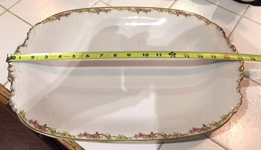 VIG117 17" Oval Serving Platter by Vignaud-1