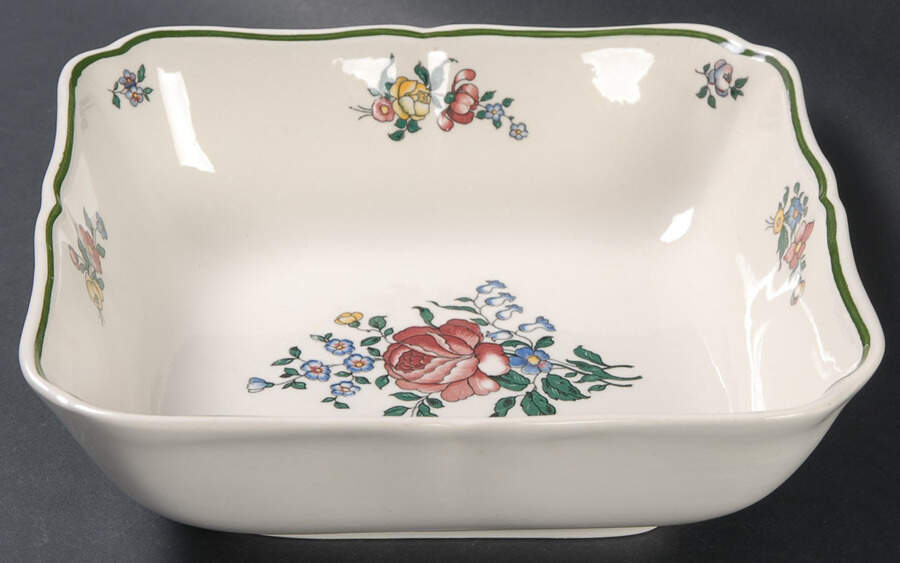 Alt Strasburg (Trim On Edge) 7" Square Vegetable Bowl by Villeroy & Boch-1
