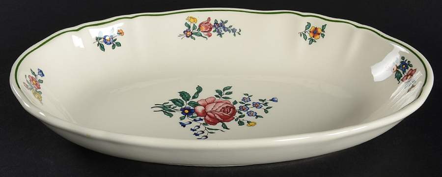 Alt Strasburg (Trim On Edge) 11" Oval Vegetable Bowl by Villeroy & Boch-1