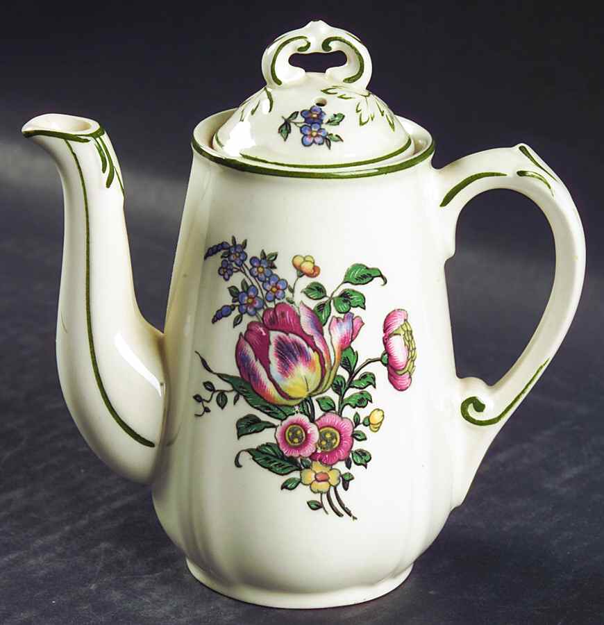Alt Strasburg (Trim On Edge) Individual Coffee Pot & Lid by Villeroy & Boch-1