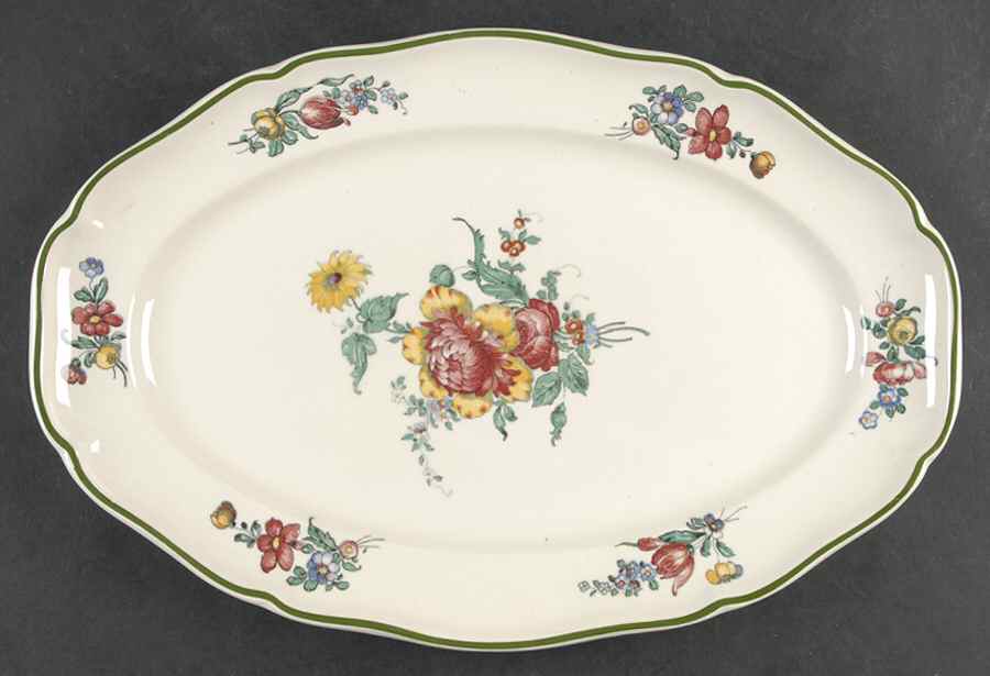 Alt Strasburg (Trim On Edge) 14" Oval Serving Platter by Villeroy & Boch-1
