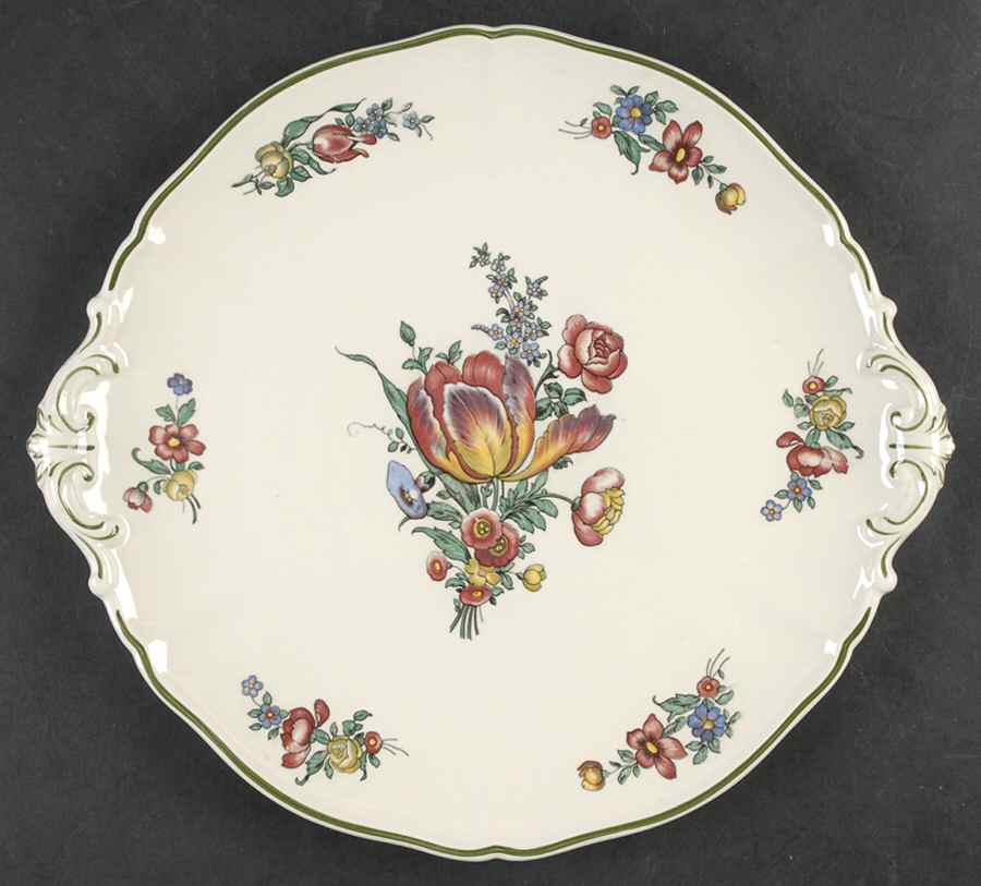 Alt Strasburg (Trim On Edge) Handled Cake Plate by Villeroy & Boch-1