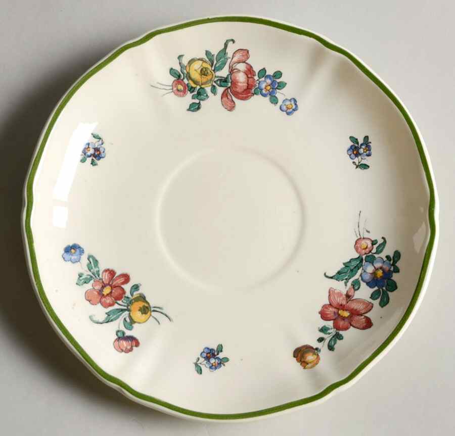 Alt Strasburg (Trim On Edge) Saucer for Flat Cup by Villeroy & Boch-1