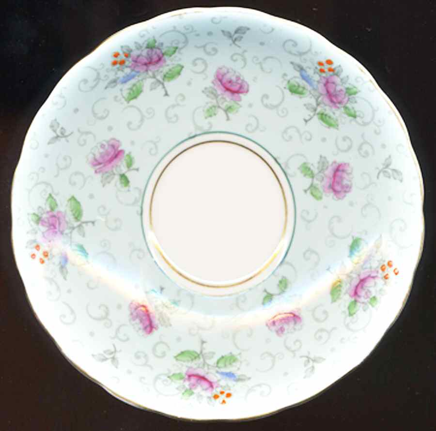 English Rose Saucer by Cartwright & Edwards-1