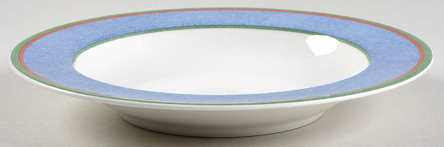 Viva Blue Rim Soup Bowl by Villeroy & Boch-1