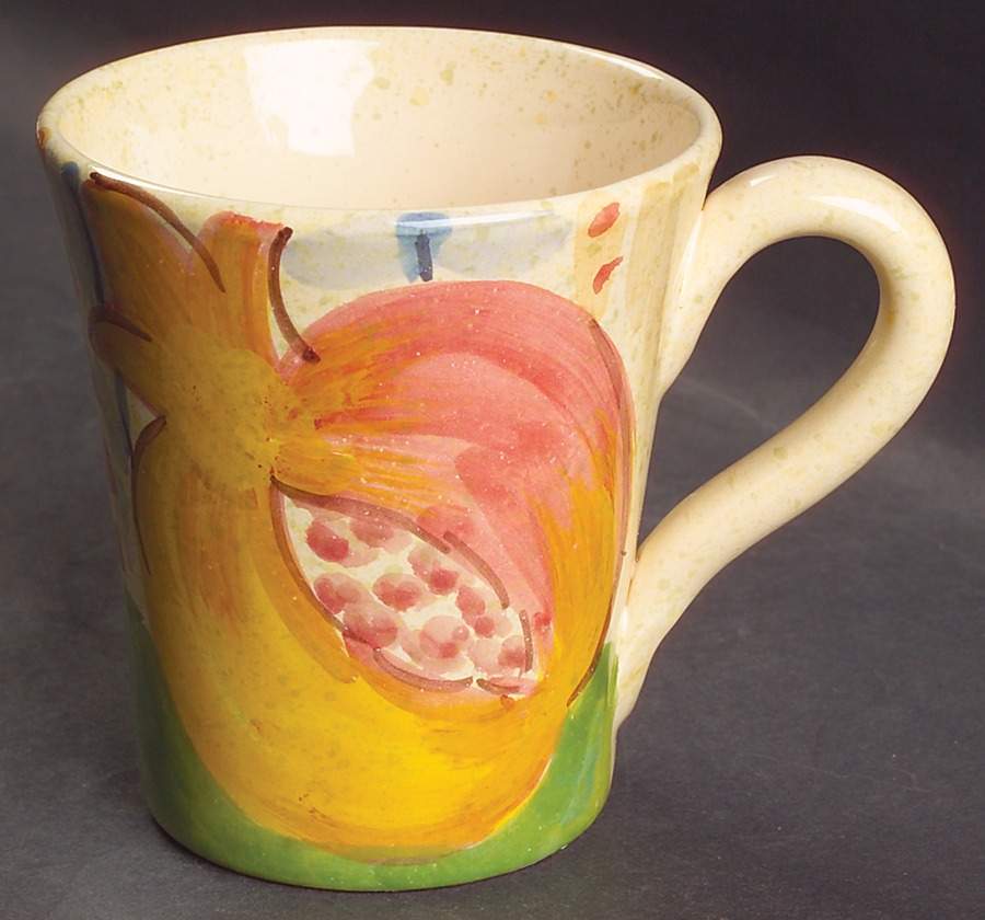 Fall Fruit Mug by Vietri (Italy)-1
