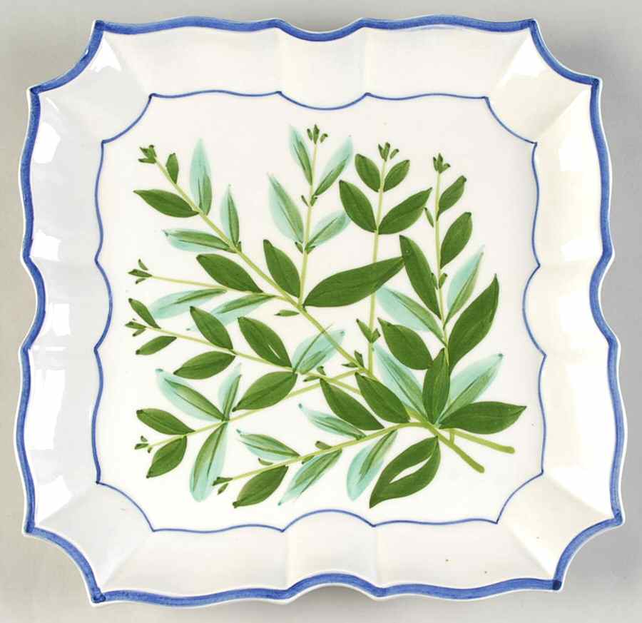 Disappearing Olive Wall Plate by Vietri (Italy)-1