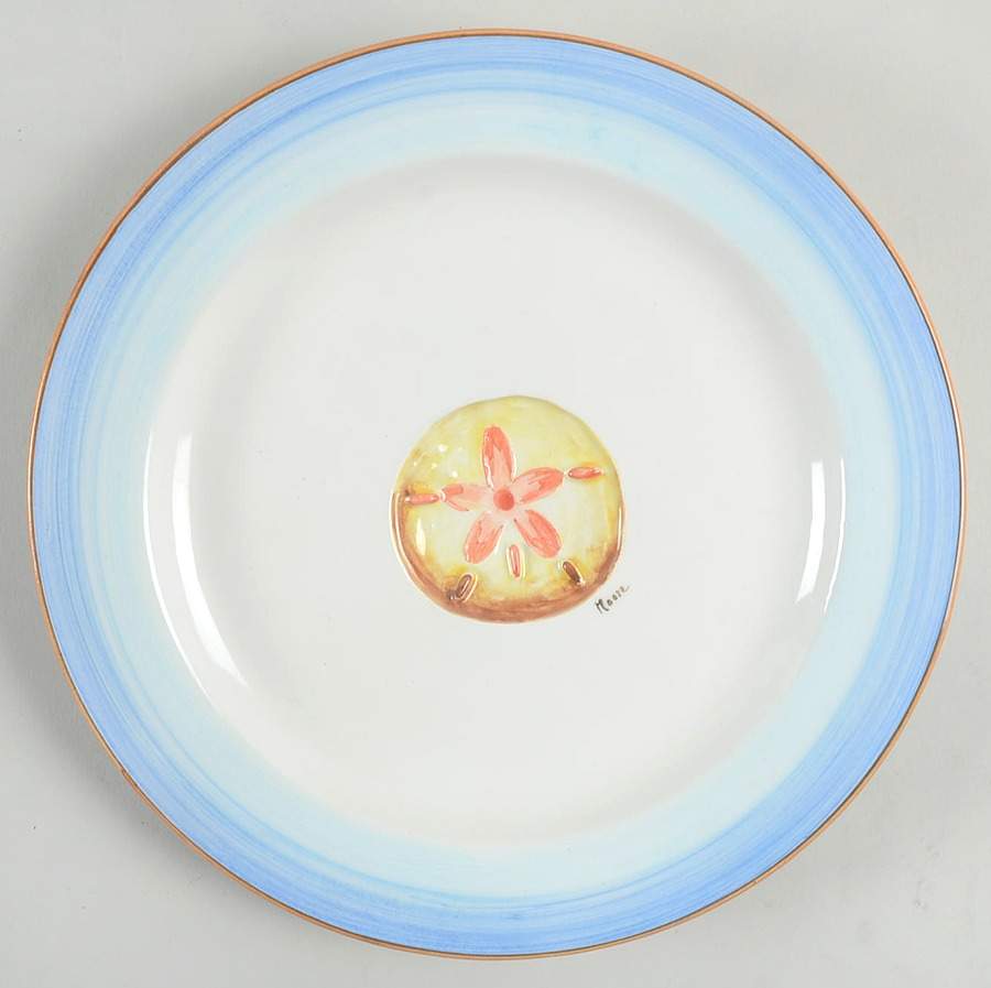 Sea Shell Salad Plate by Vietri (Italy)-1