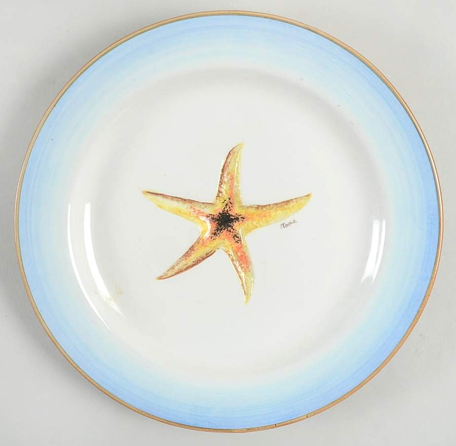 Sea Shell Salad Plate by Vietri (Italy)-1