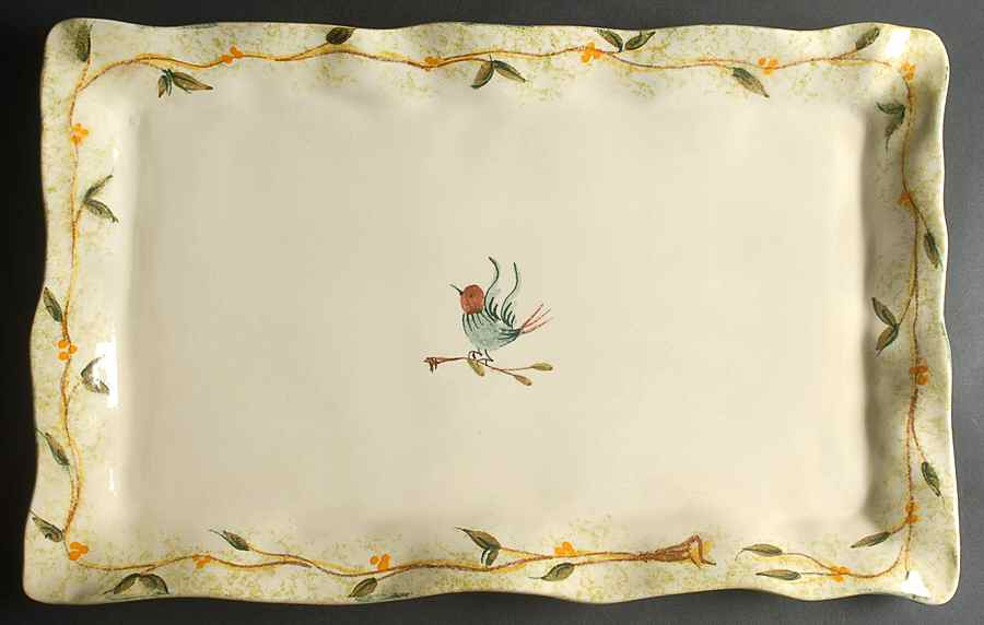 Etrusca 19" Rectangular Serving Platter by Vietri (Italy)-1