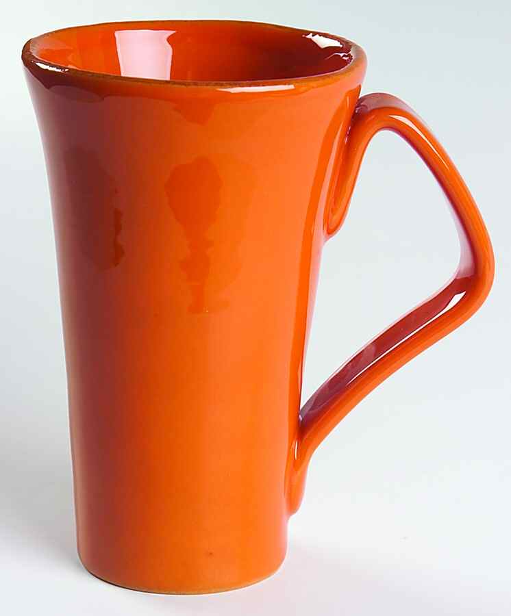 Fantasia Orange Tall Mug by Vietri (Italy)-1