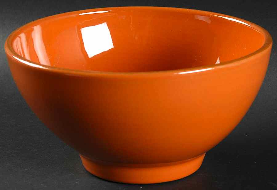 Fantasia Orange Coupe Cereal Bowl by Vietri (Italy)-1