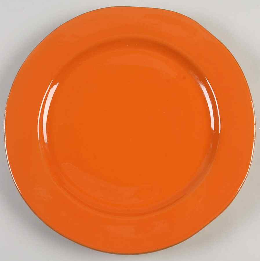 Fantasia Orange Large Dinner Plate by Vietri (Italy)-1