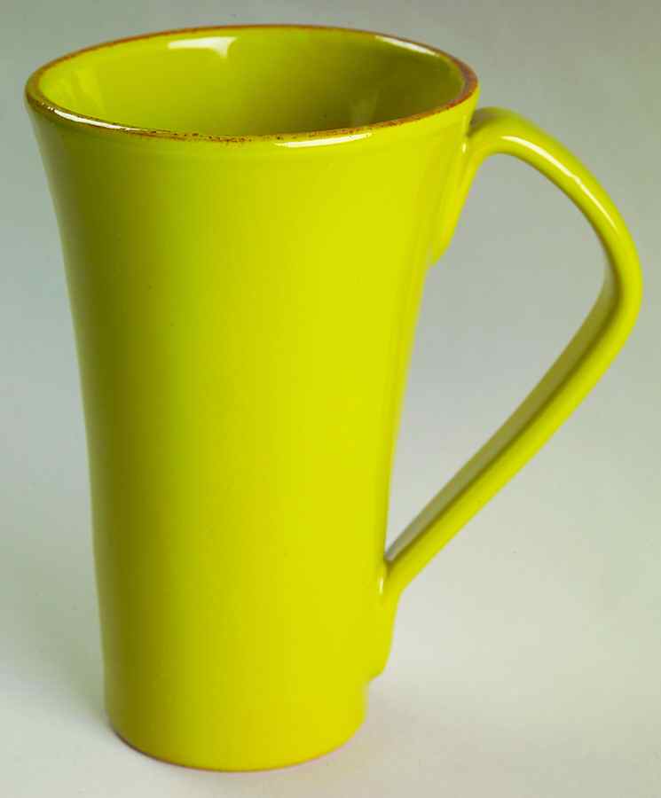 Fantasia Lime (Solid Color) Tall Mug by Vietri (Italy)-1