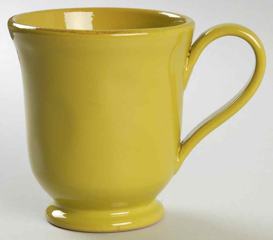 Fantasia Lime (Solid Color) Footed Mug by Vietri (Italy)-1