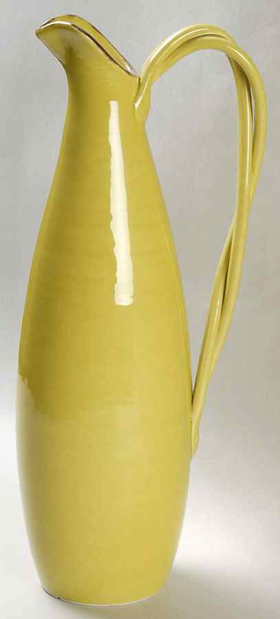 Fantasia Lime (Solid Color) 24 Oz Pitcher by Vietri (Italy)-1