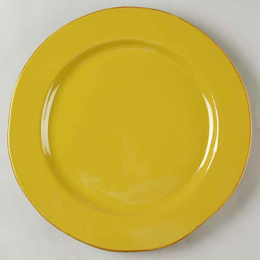Fantasia Lime (Solid Color) Large Dinner Plate by Vietri (Italy)-1