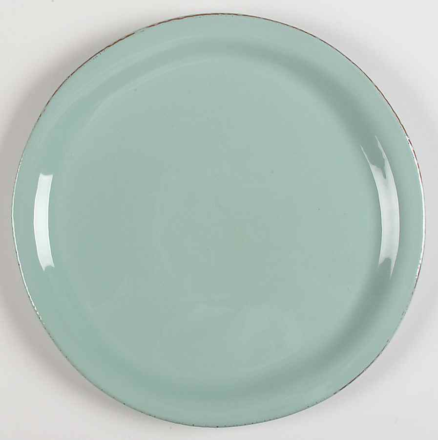 Fantasia Light Blue (Solid Color) Dinner Plate by Vietri (Italy)-1
