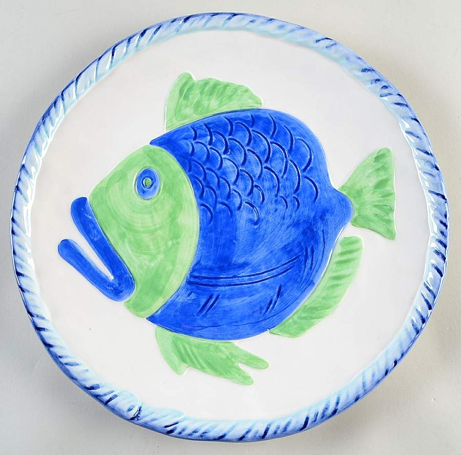 Mare Misto Dinner Plate by Vietri (Italy)-1