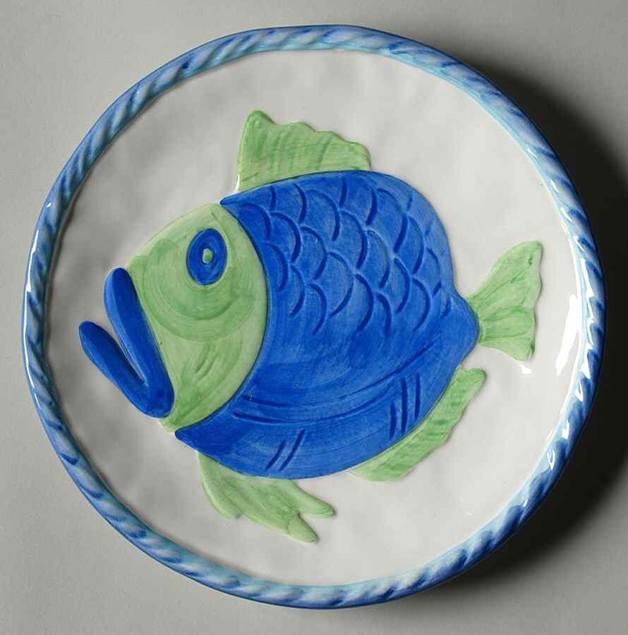 Mare Misto Salad Plate by Vietri (Italy)-1