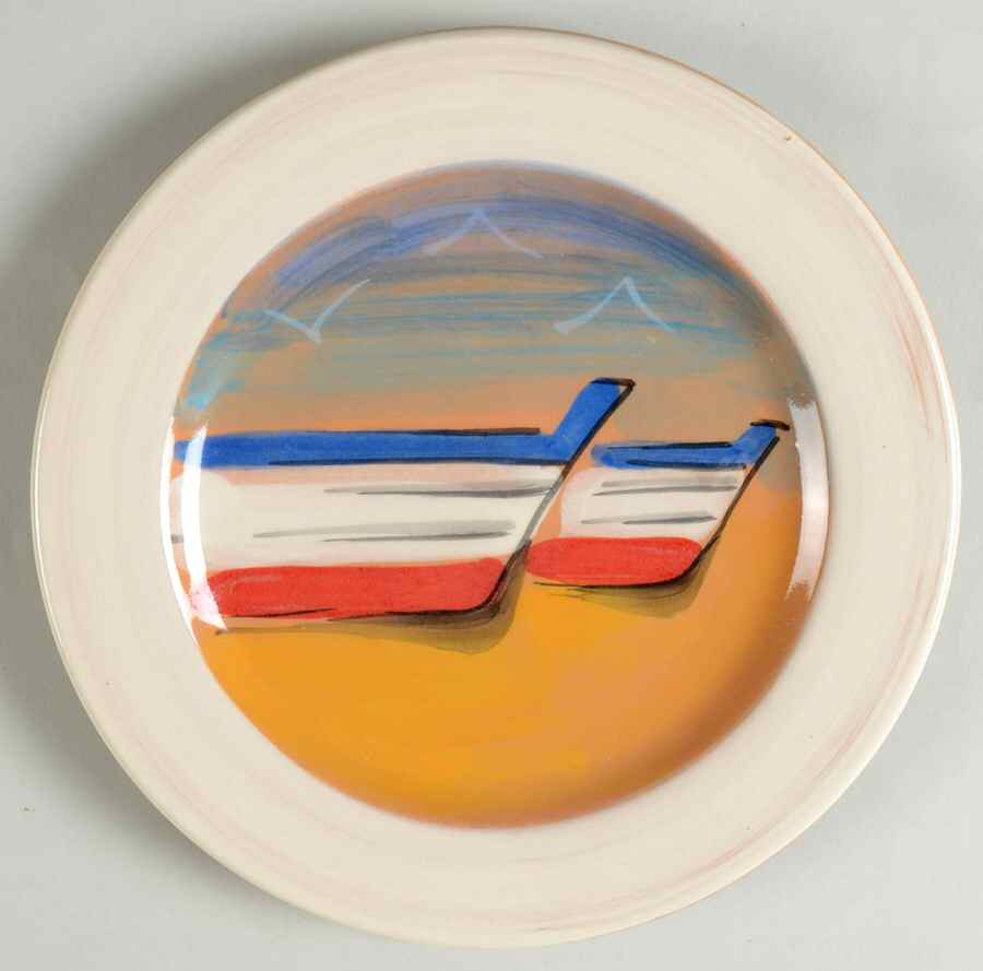 Marina Salad Plate by Vietri (Italy)-1