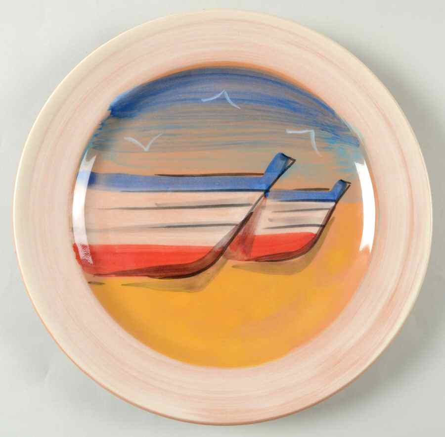 Marina Dinner Plate by Vietri (Italy)-1