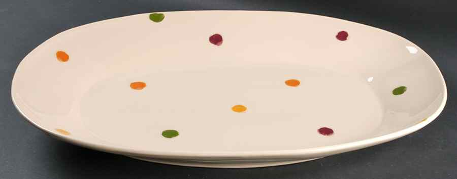 Pallini 19" Oval Serving Platter by Vietri (Italy)-1