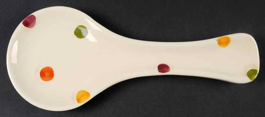 Pallini Spoon Rest/Holder (Holds 1 Spoon) by Vietri (Italy)-1