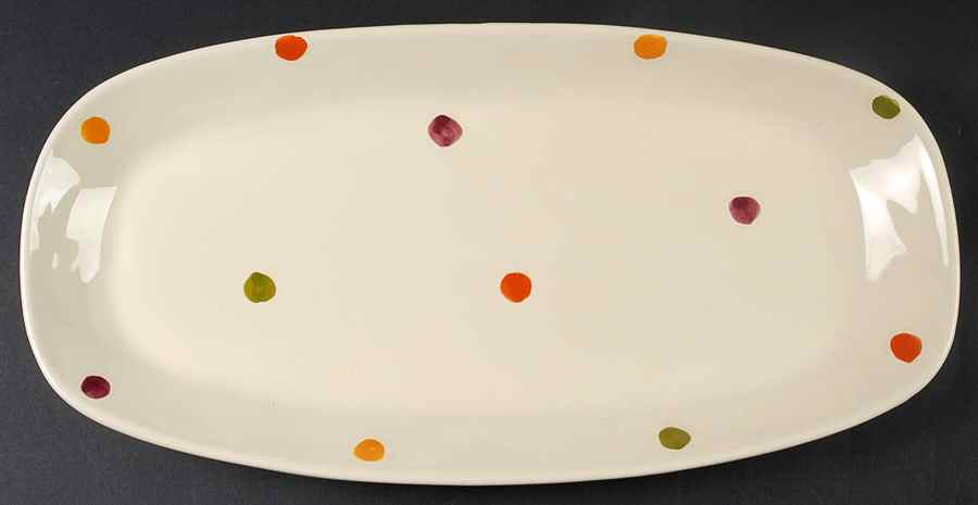 Pallini 18" Oval Serving Platter by Vietri (Italy)-1