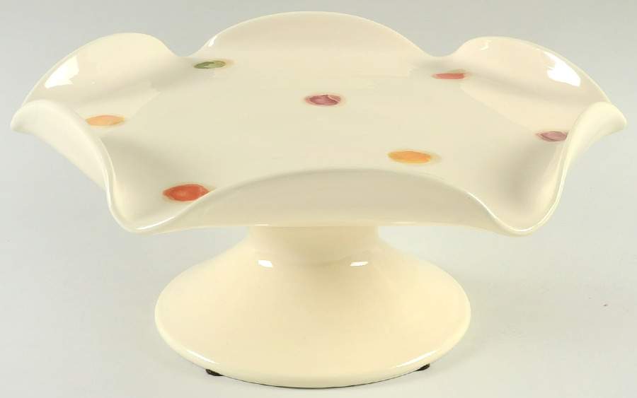 Pallini 10" Diameter Pedestal Cake Stand by Vietri (Italy)-1