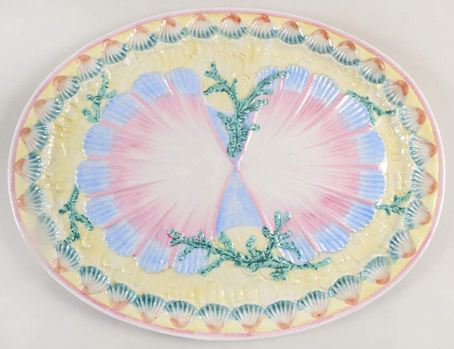 Acquarello 19" Oval Serving Platter by Vietri (Italy)-1