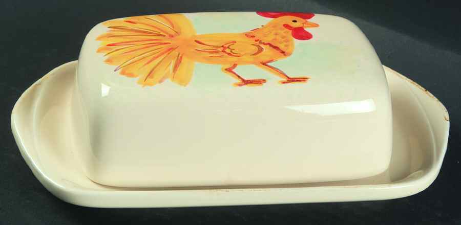 Aurora Rectangular Covered Butter by Vietri (Italy)-1
