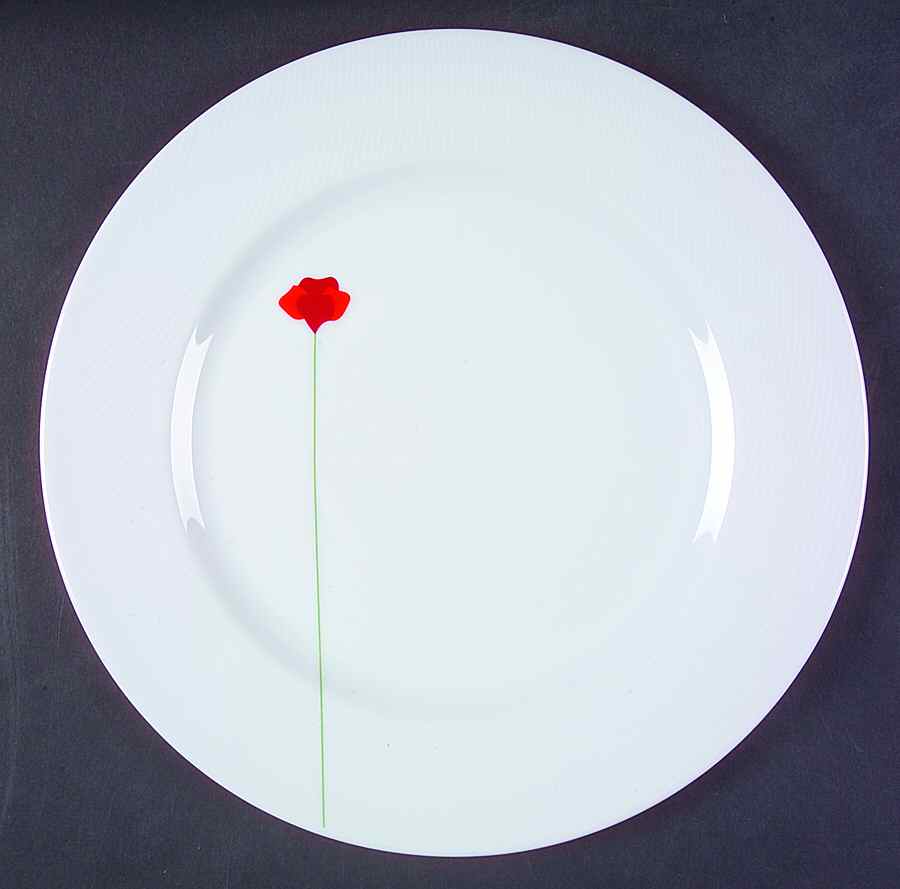 Poppy Papoilas Dinner Plate by Vista Alegre-1