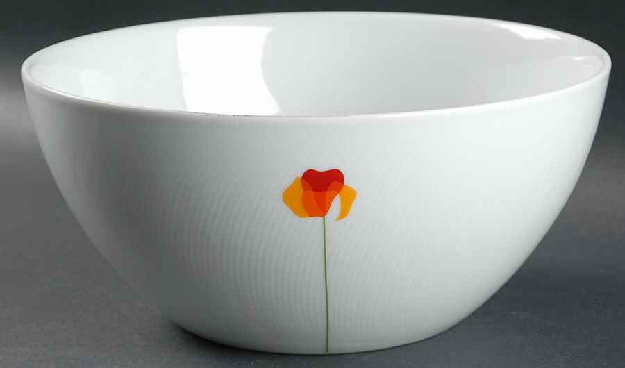 Poppy Papoilas 9" Salad Serving Bowl by Vista Alegre-1