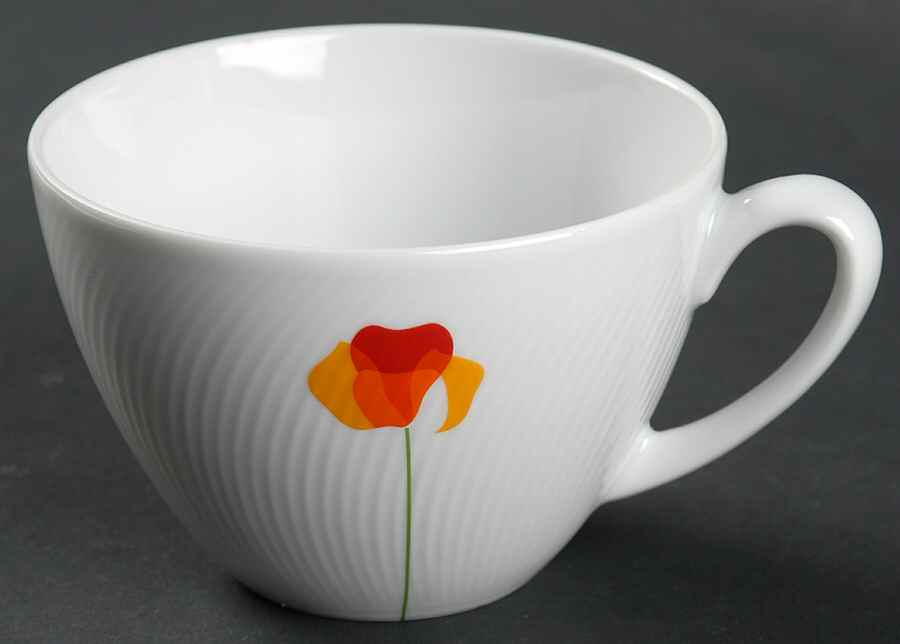 Poppy Papoilas Flat Cup by Vista Alegre-1