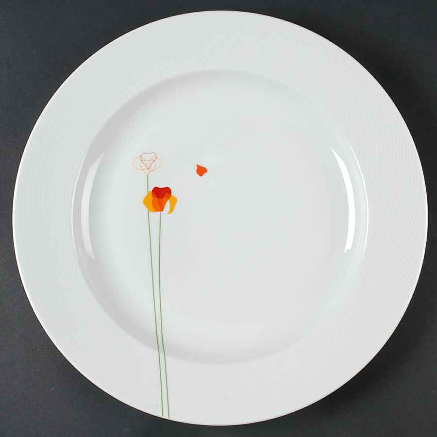Poppy Papoilas 13" Chop Plate (Round Platter) by Vista Alegre-1