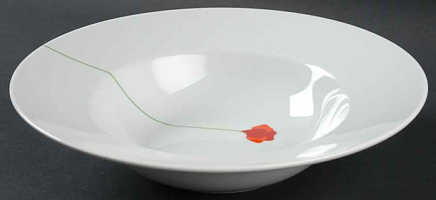 Poppy Papoilas 9" Individual Pasta Bowl by Vista Alegre-1
