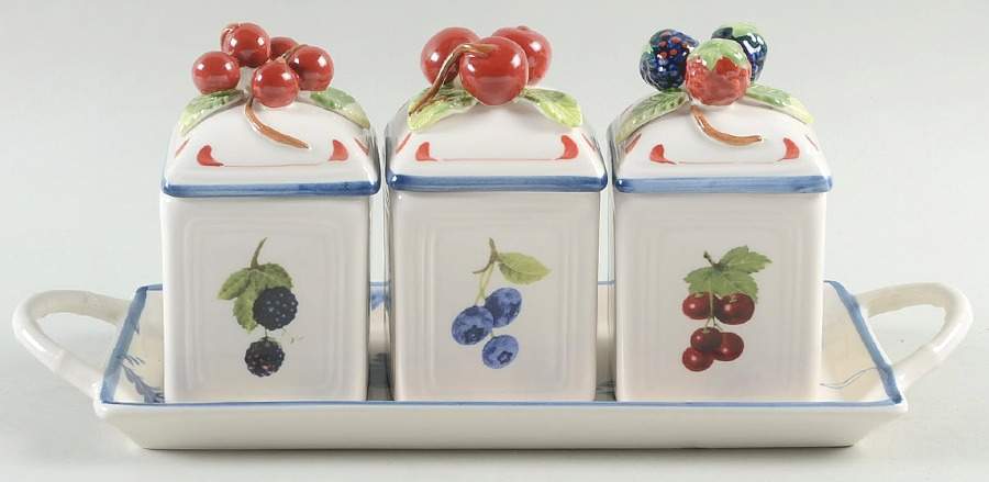 Cottage (4 Piece) Jam/Jelly Set (JJM1, JJM2, JJM3 & JJS4T) by Villeroy & Boch-1