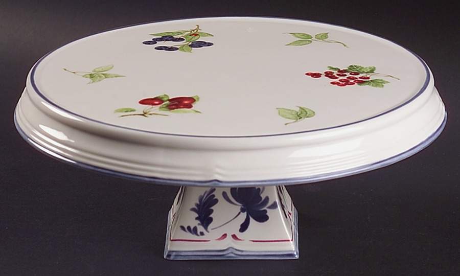 Cottage 10" Diameter Pedestal Cake Stand by Villeroy & Boch-1