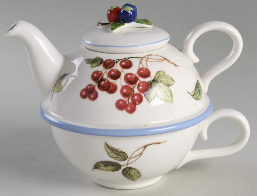 Cottage Individual Teapot & Lid with Cup by Villeroy & Boch-1